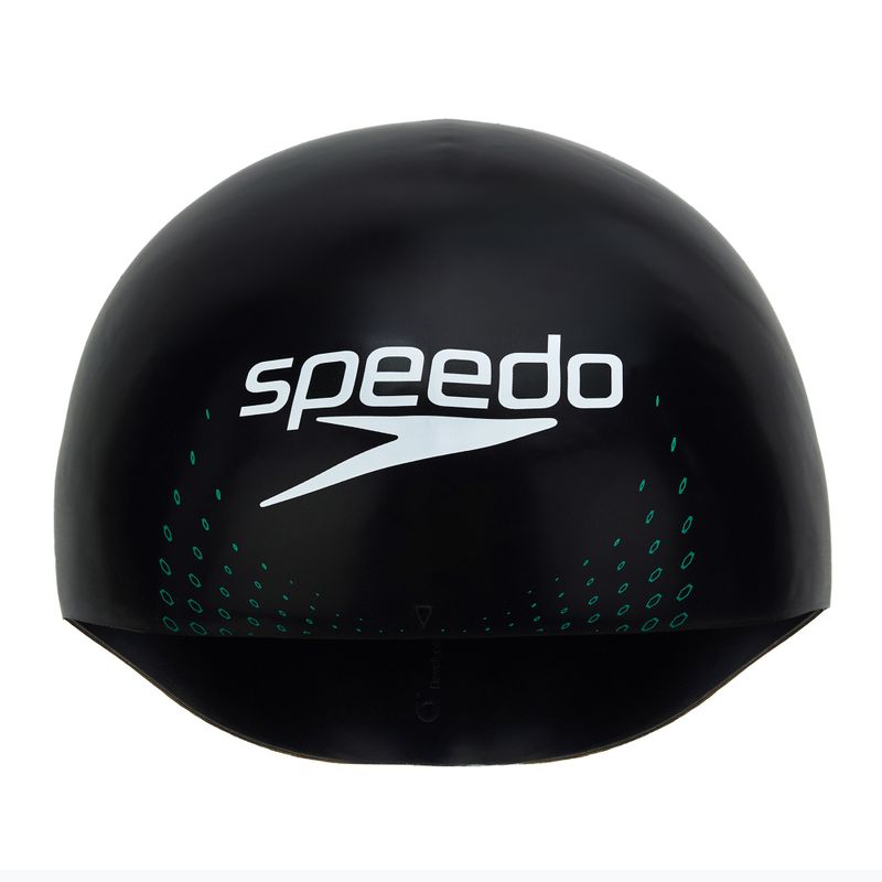 Speedo Fastskin swimming cap black / jade / fluro yellow