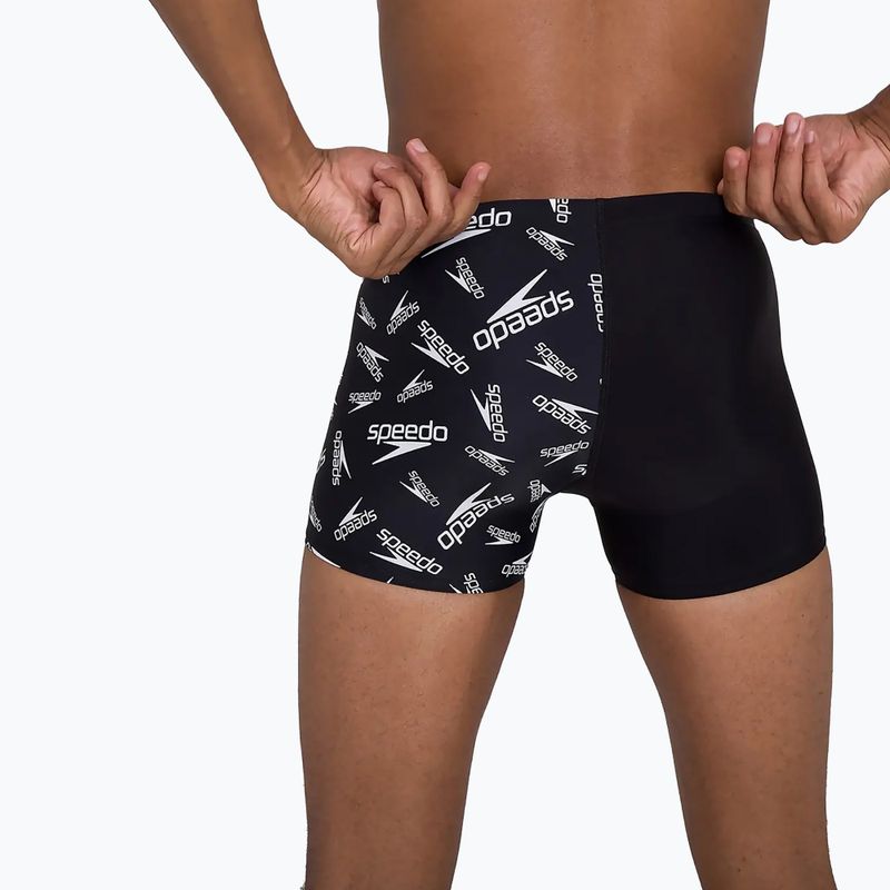 Men's Speedo Allover V-Cut Aquqshort swim boxers black 68-09734F392 7