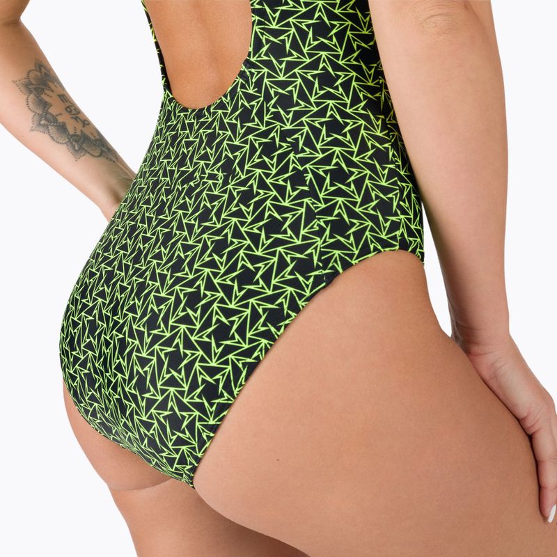 Speedo women's one-piece swimsuit Boomstar Allover Muscleback black/yellow 68-12299A599 5