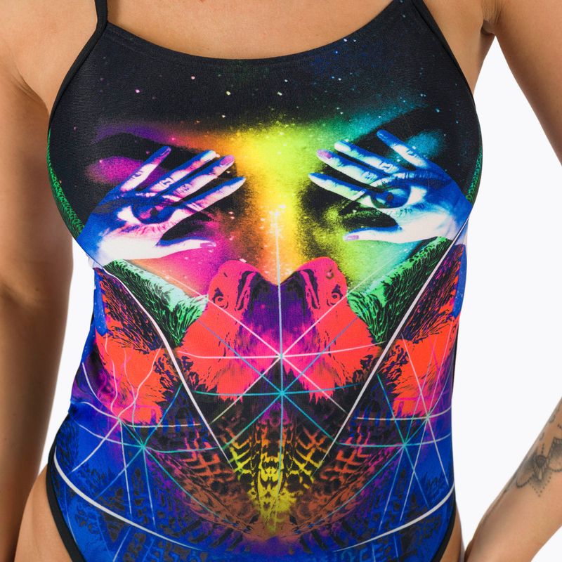 Speedo Ribbonback women's one-piece swimsuit black 68-11717F333 4