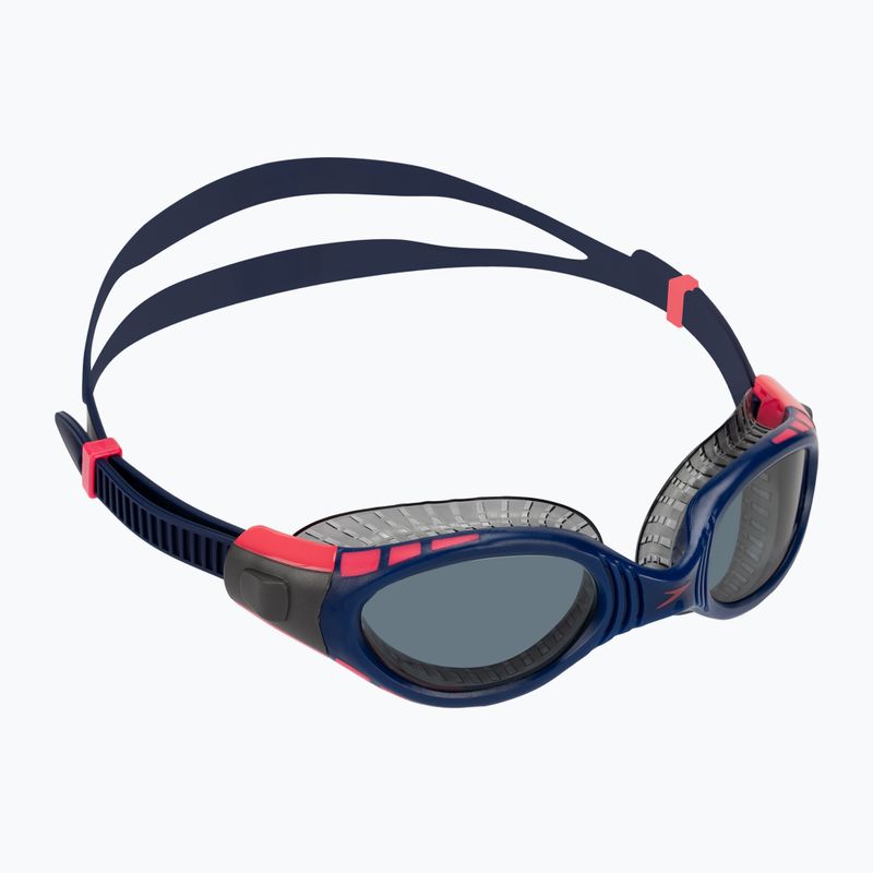 Speedo Futura Biofuse Flexiseal Tri swim goggles navy/phoenix red/charcoal 8-11256F270