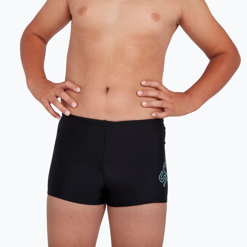 Men's Speedo Boom Logo Placement swim boxers black 68-12406F888 6