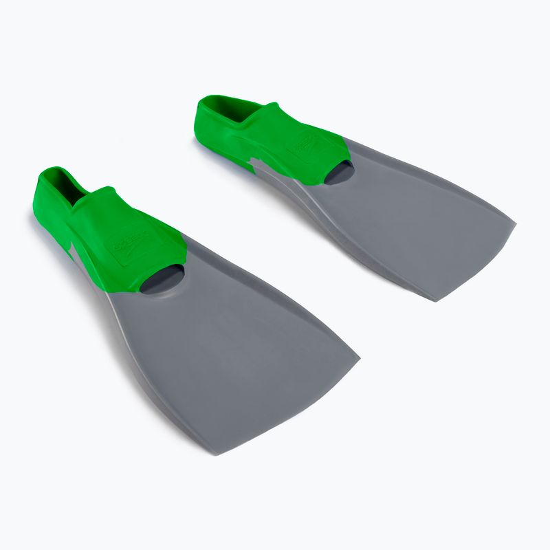 Speedo Long Blade S green swimming fins 8-11982G776