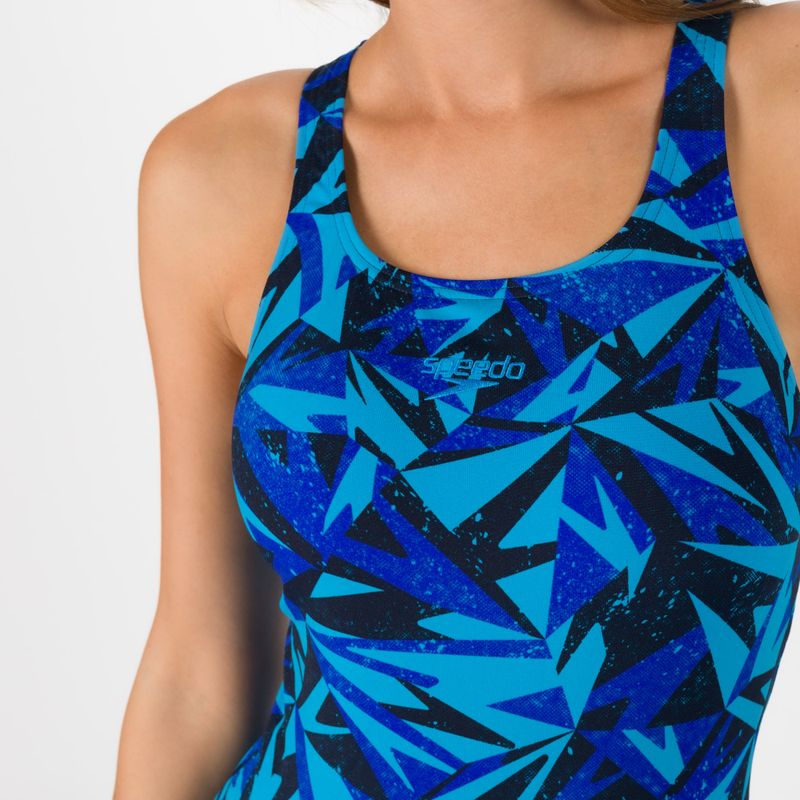 Speedo Hyperboom Allover Medalist women's one-piece swimsuit blue 68-12199G719 7