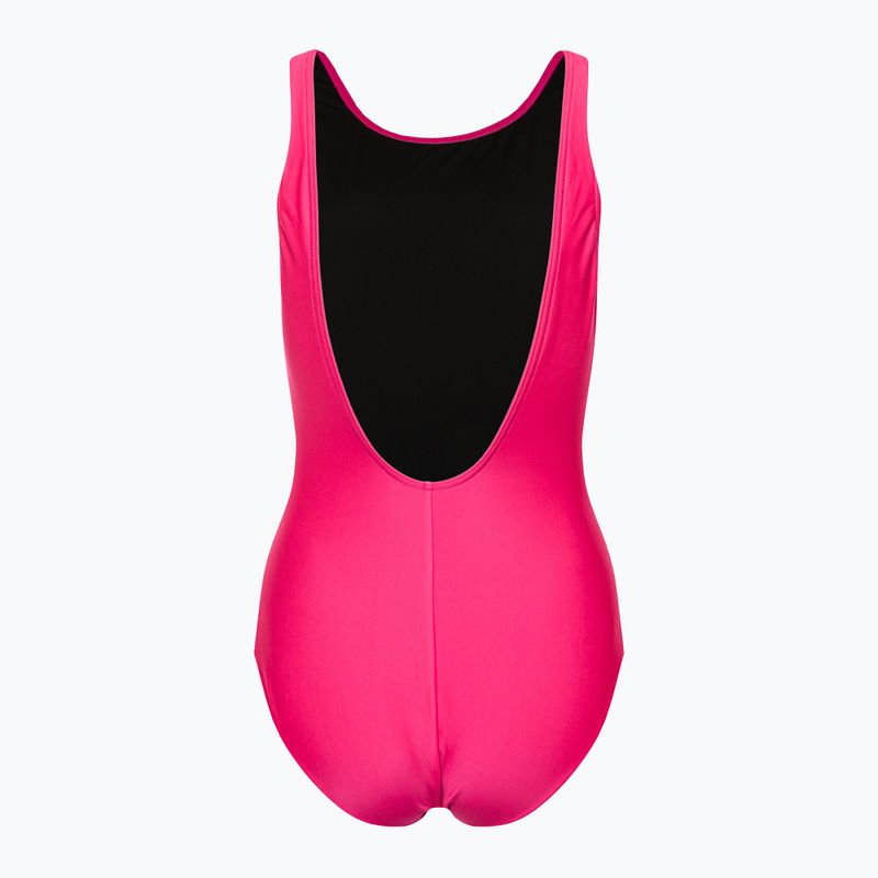 Speedo women's one-piece swimsuit Logo Deep U-Back pink 68-12369A657 2