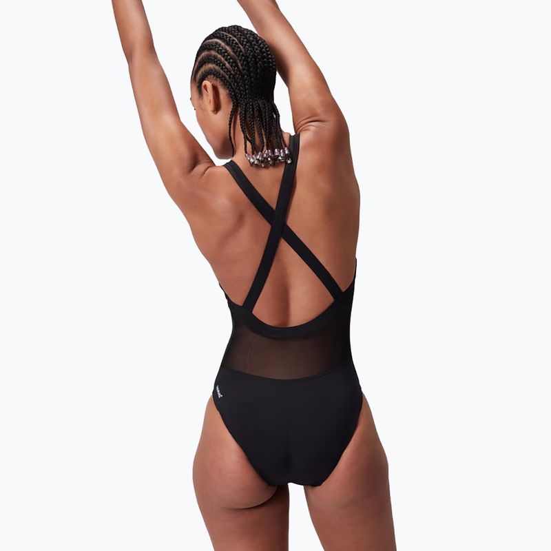 Women's one-piece swimsuit Speedo Endurance+ Power black 6