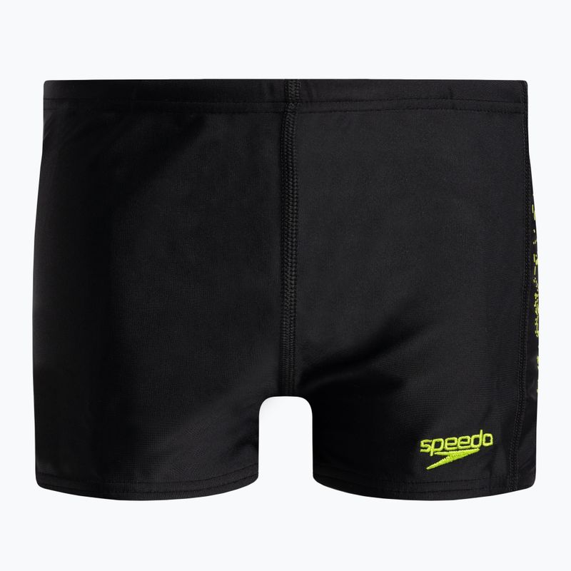 Speedo Plastisol Placement children's swim trunks black 68-09530G690