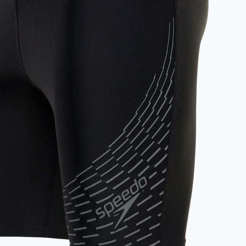 Men's Speedo Medley Logo Swim Jammer black 8-12411 3