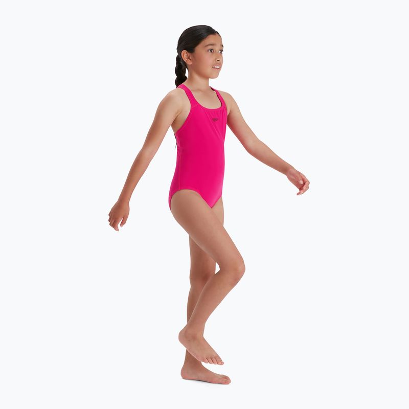 Speedo Eco Endurance+ Medalist children's one-piece swimsuit pink 8-13457B495 6