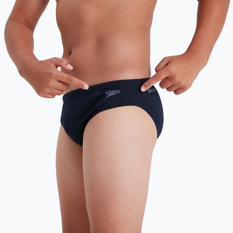 Children's swim briefs Speedo ECO Endurance + Brief true navy/white 7