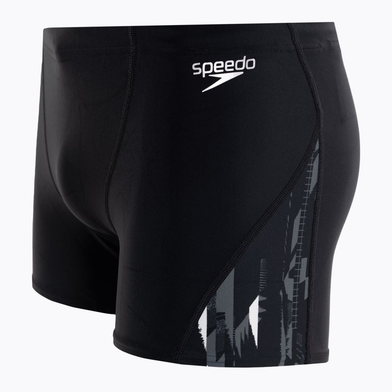 Men's Speedo Allover V-Cut swim boxers black 68-113669177 3