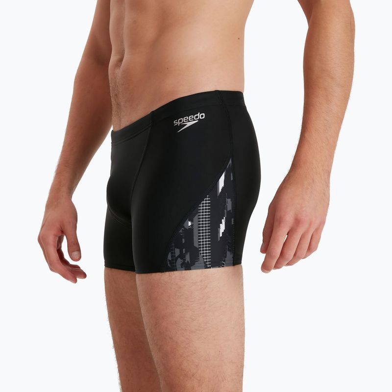 Men's Speedo Allover V-Cut swim boxers black 68-113669177 5