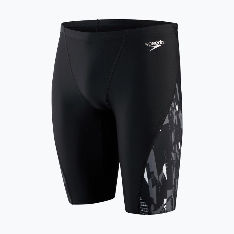 Men's Speedo Allover V-Cut swim jammers black 68-113679177