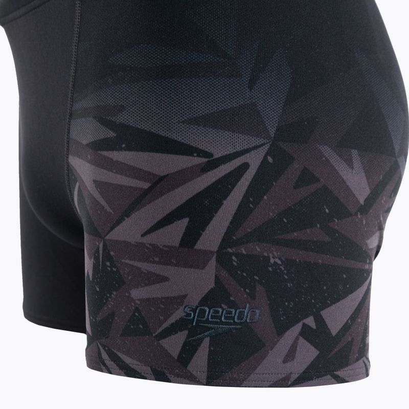 Men's swim boxers Speedo HyperBoom V-Cut Aquashort black/siren red 3