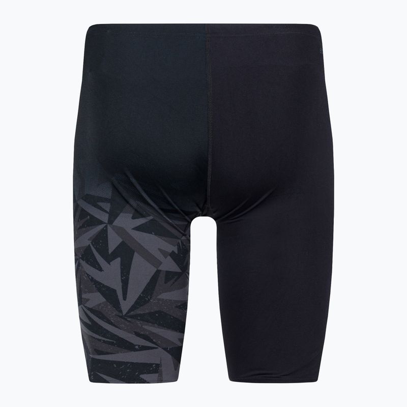 Speedo men's Hyper Boom Placement V-Cut swim jams black 68-09735 2