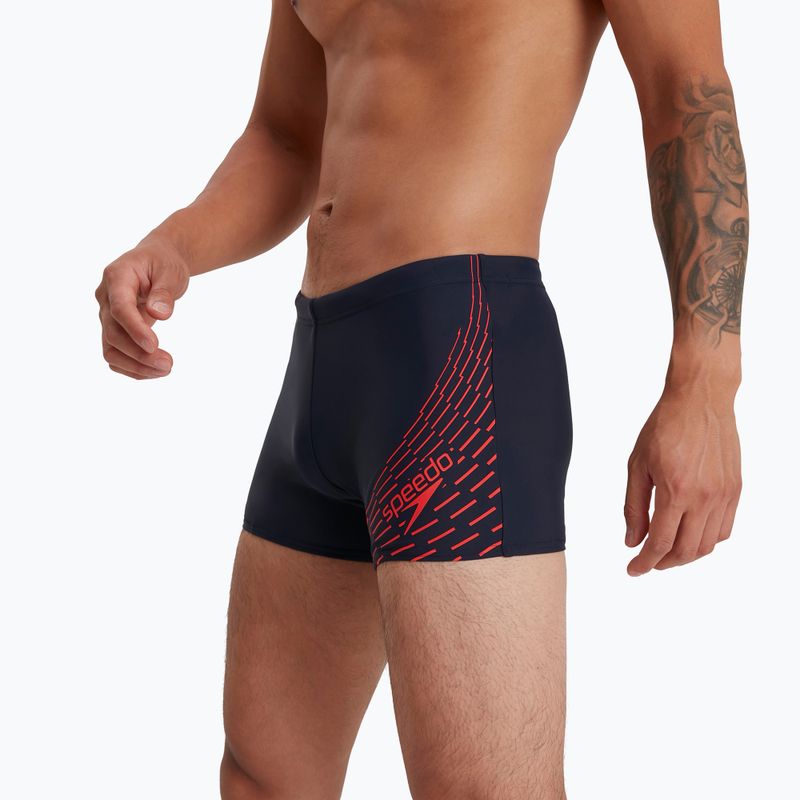 Men's Speedo Medley Logo swim boxers navy blue 68-11354G815 5