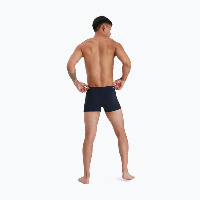 Men's Speedo Boom Logo Placement swim boxers navy blue 68-12417F436 7