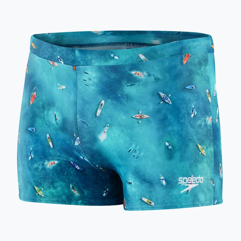 Men's Speedo Escape swim boxers blue 68-13451G662 4