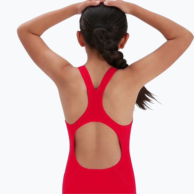 Speedo Eco Endurance+ Medalist red children's one-piece swimsuit 12