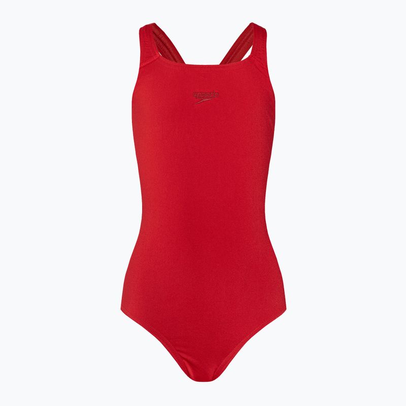 Speedo Eco Endurance+ Medalist red children's one-piece swimsuit