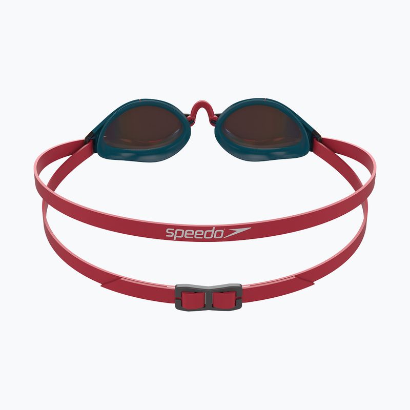 Speedo Fastskin Speedsocket 2 Mirror swim goggles phoenix red/nordic teal/fire gold 68-10897H216 8