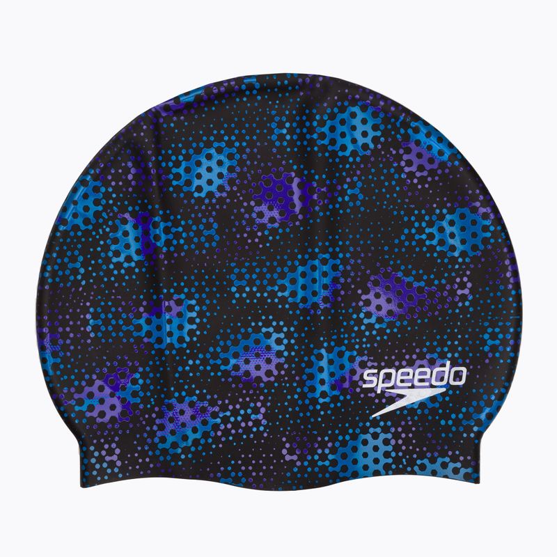 Speedo Slogan Print children's swimming cap black 68-08386