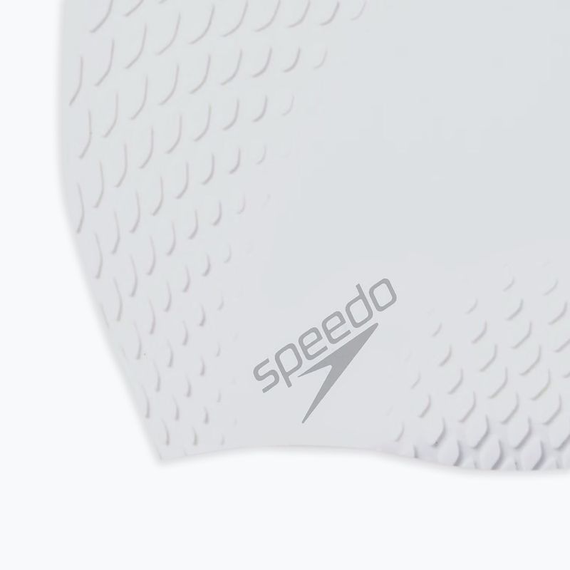 Speedo Bubble Active+ swimming cap white 3