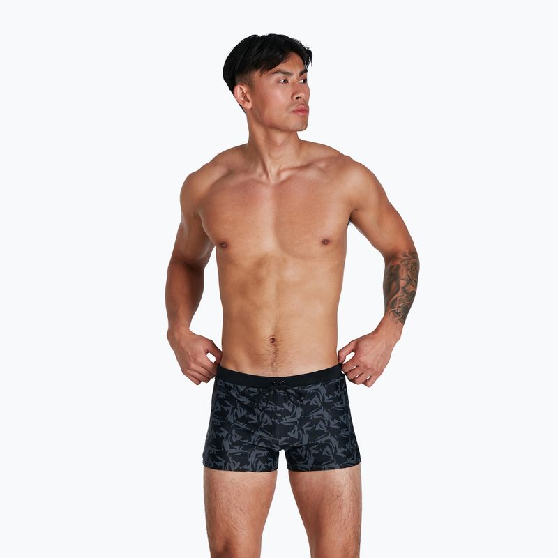 Men's Speedo Valmilton Black/Usa Charcoal swim boxers 68-056588815 5