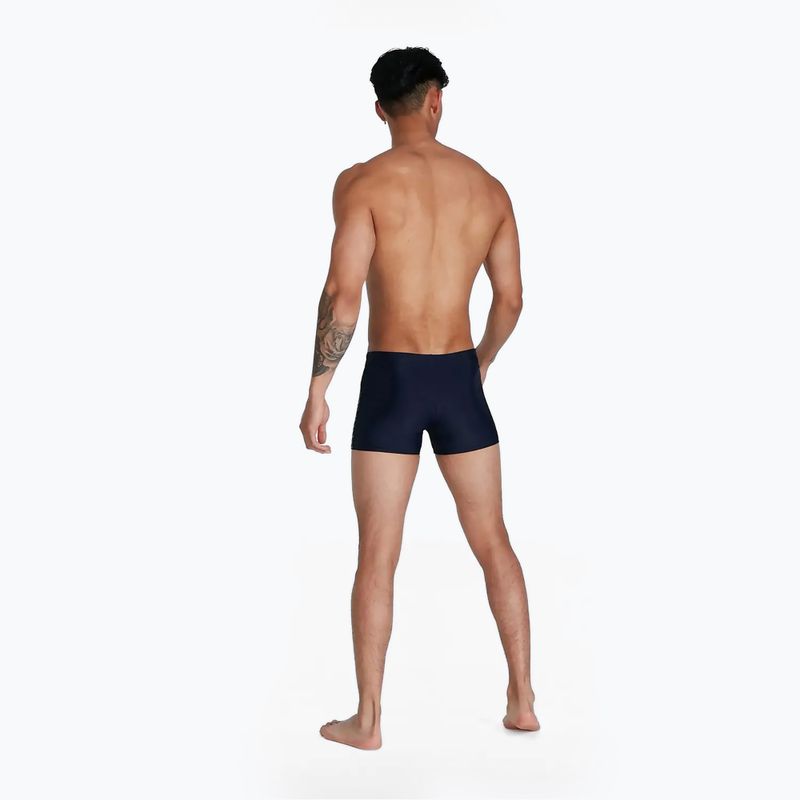 Men's Speedo Medley Logo Aquashort swim boxers navy blue 68-11354 6