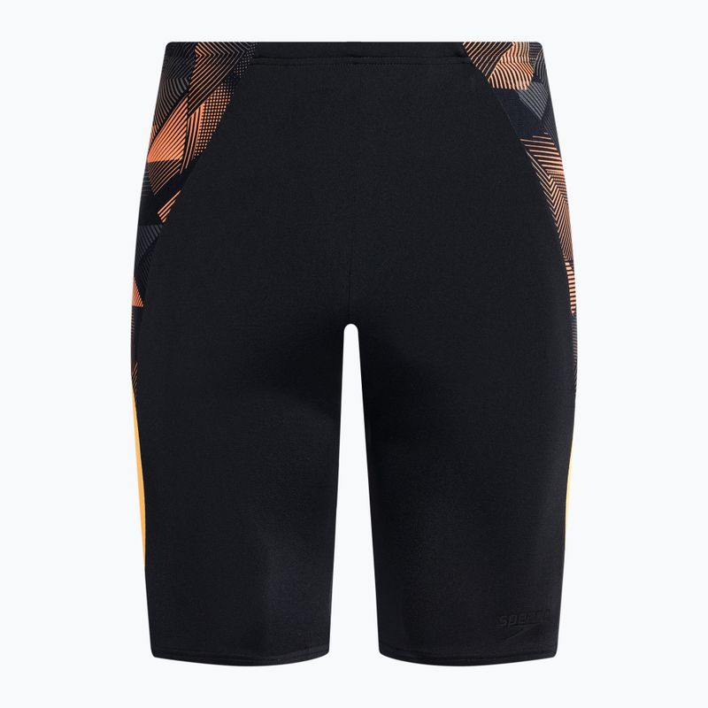 Speedo ECO Endurance+ Splice men's swim trunks black and orange 68-13444