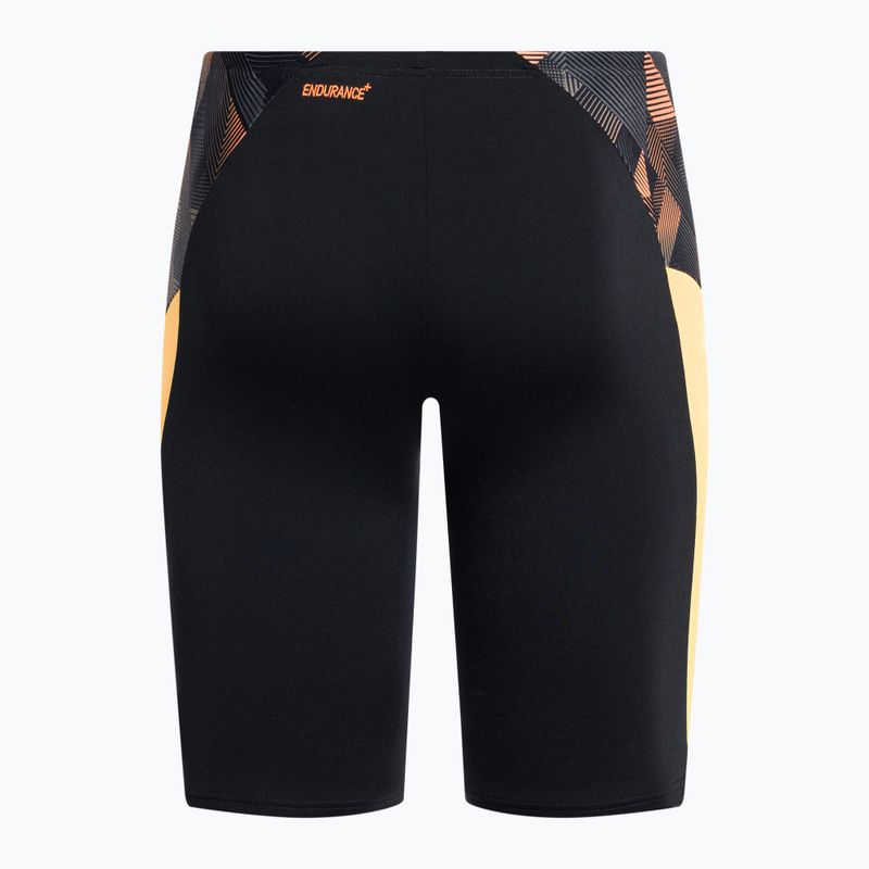 Speedo ECO Endurance+ Splice men's swim trunks black and orange 68-13444 2