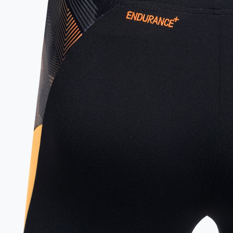 Speedo ECO Endurance+ Splice men's swim trunks black and orange 68-13444 3