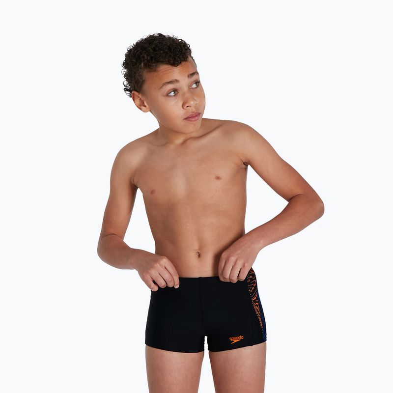 Speedo Plastisol Placement Aquashort children's swim trunks black 68-09530 5