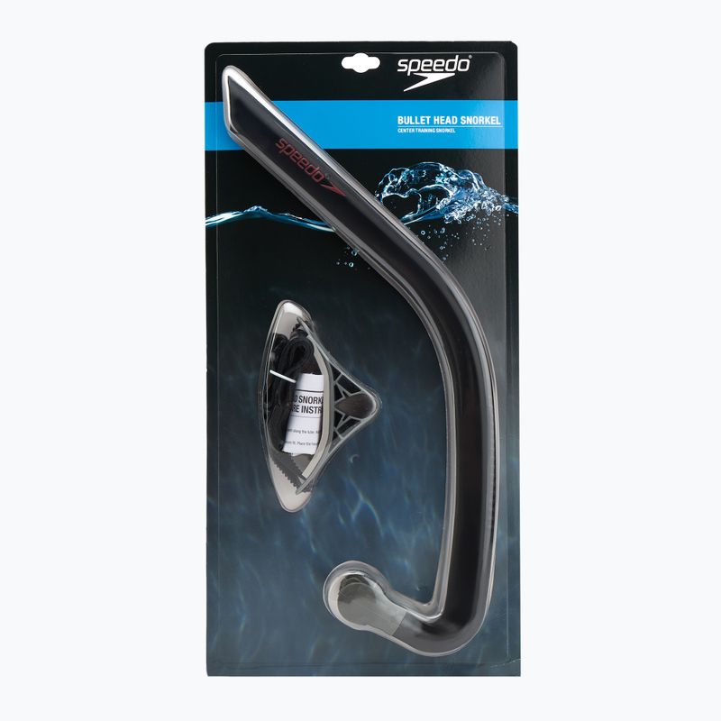 Speedo Bullet Head charcoal snorkel 2