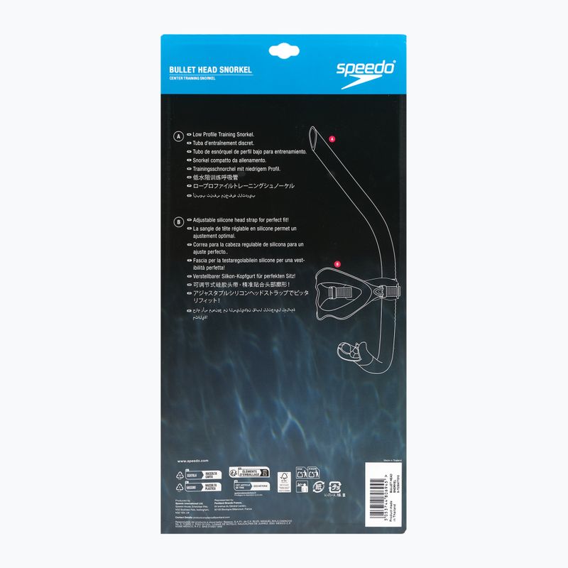 Speedo Bullet Head charcoal snorkel 3