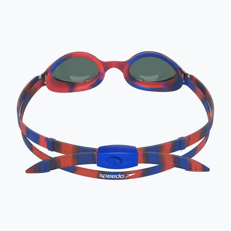 Speedo Hyper Flyer Mirror children's swimming goggles navy/red/grey 3