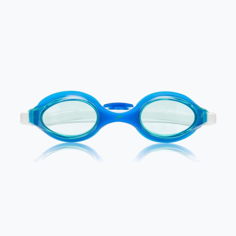 Speedo Hyper Flyer blue/jade children's swimming goggles 2