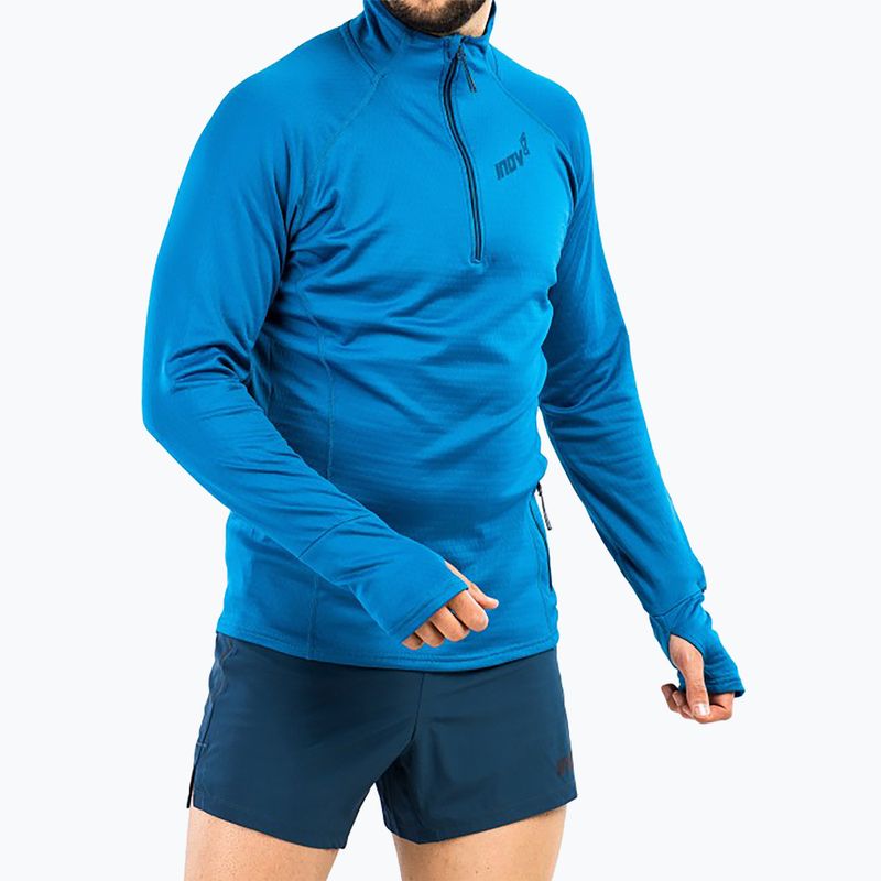 Men's Inov-8 Venturelite Mid Half Zip running sweatshirt blue