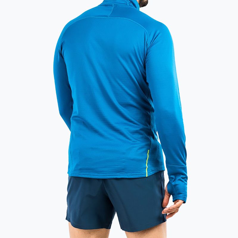 Men's Inov-8 Venturelite Mid Half Zip running sweatshirt blue 2