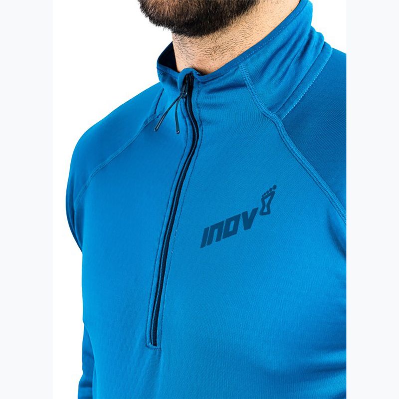 Men's Inov-8 Venturelite Mid Half Zip running sweatshirt blue 3