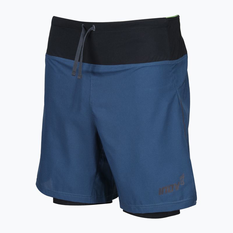 Men's Inov-8 TrailFly Ultra 7" 2in1 running shorts navy 2