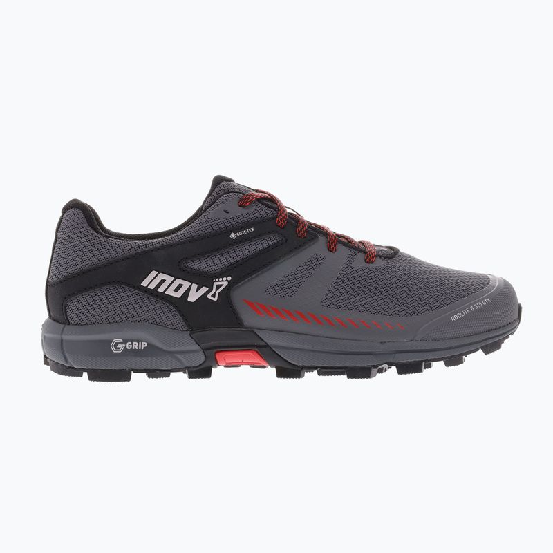 Men's running shoes Inov-8 Roclite G 315 GTX V2 grey/black/red 12