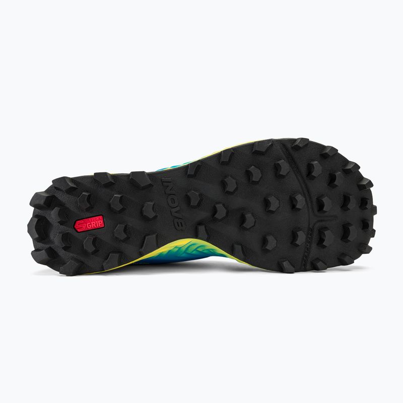 Men's running shoes Inov-8 Mudtalon dark grey/blue/yellow 4