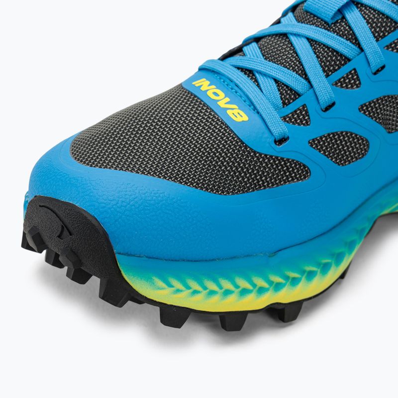 Men's running shoes Inov-8 Mudtalon dark grey/blue/yellow 7