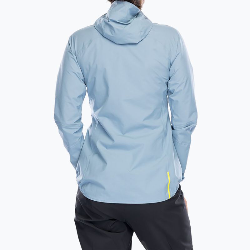 Women's running jacket Inov-8 Stormshell FZ V2 blue grey 2