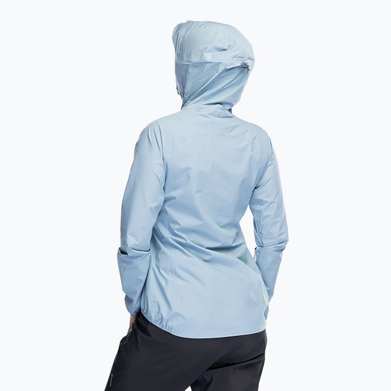 Women's running jacket Inov-8 Stormshell FZ V2 blue grey 5