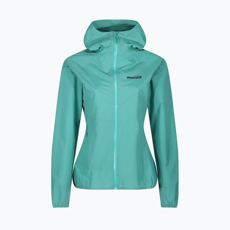 Women's running jacket Inov-8 Stormshell FZ V2 aqua