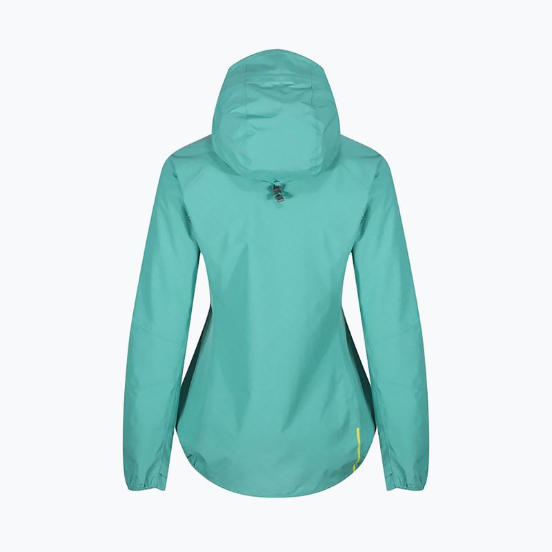 Women's running jacket Inov-8 Stormshell FZ V2 aqua 2