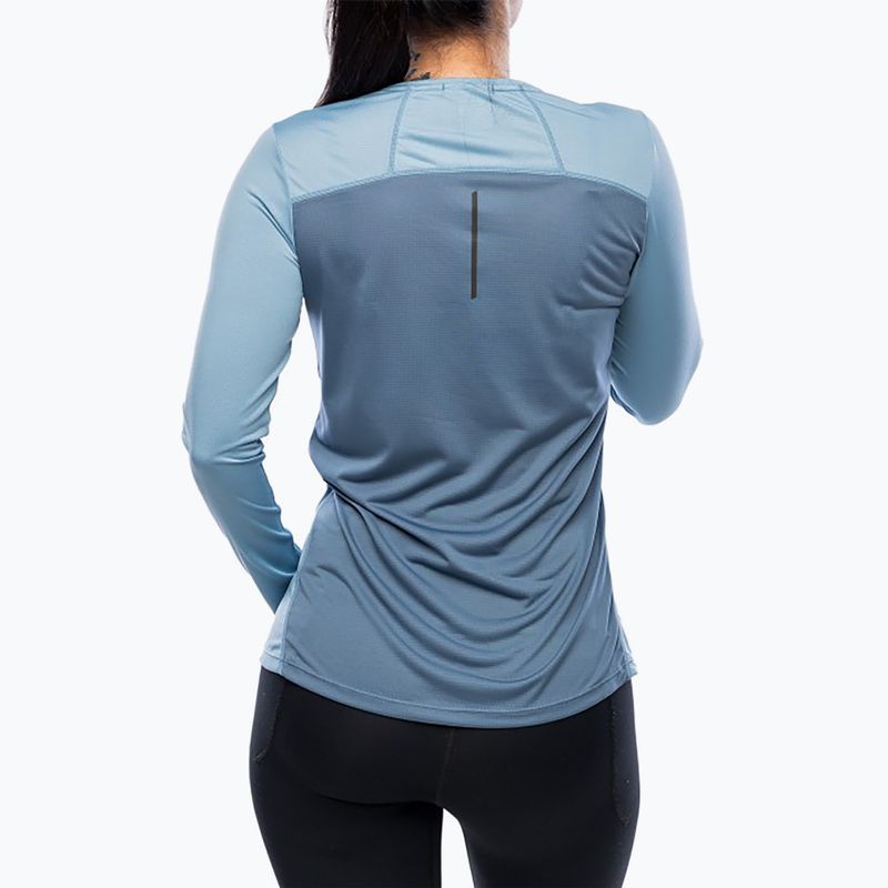 Women's Inov-8 Performance blue grey/slate running longsleeve 2