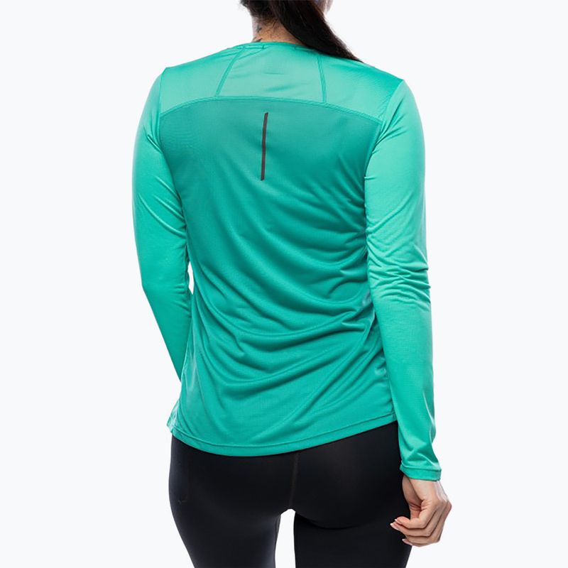 Women's Inov-8 Performance aqua/dark aqua running longsleeve 2